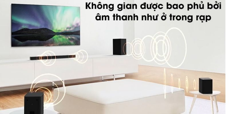 Âm thanh lan tỏa mượt mà, tái hiện chi tiết sống động
