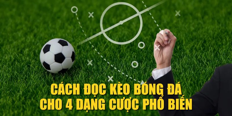 Cách đọc kèo bóng đá cho 4 dạng cược phổ biến